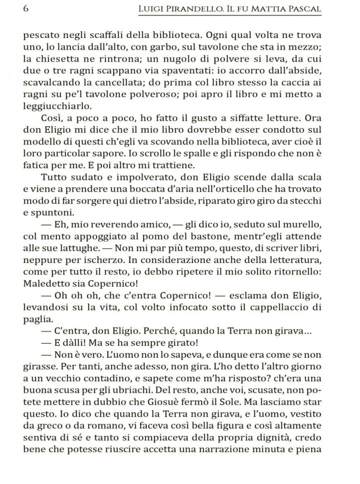 Покойный Маттиа Паскаль / Il Fu Mattia Pascal | Книги на итальянском языке