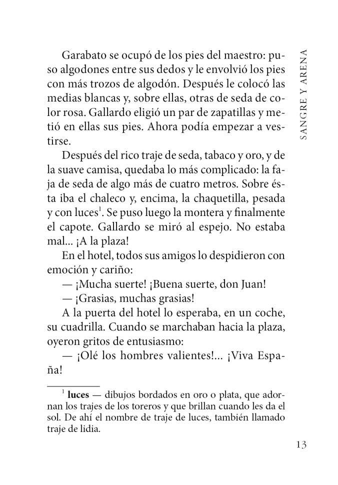 Кровь и песок. Sangre y Arena | Книги на испанском языке