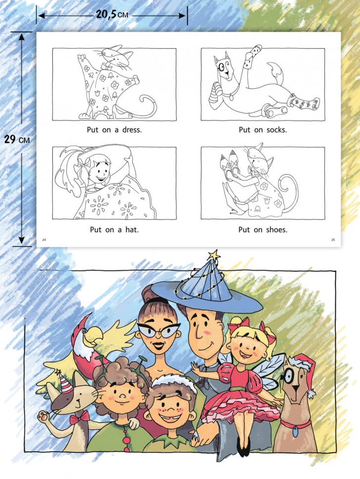10 веселых историй. Сторителлинг для малышей. Английский для детей. Первая книга для чтения. English for kids