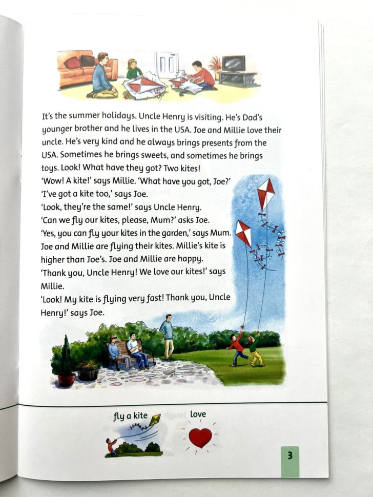 (Family and Friends Readers) 3 P.4  Two Kites. Два воздушных змея