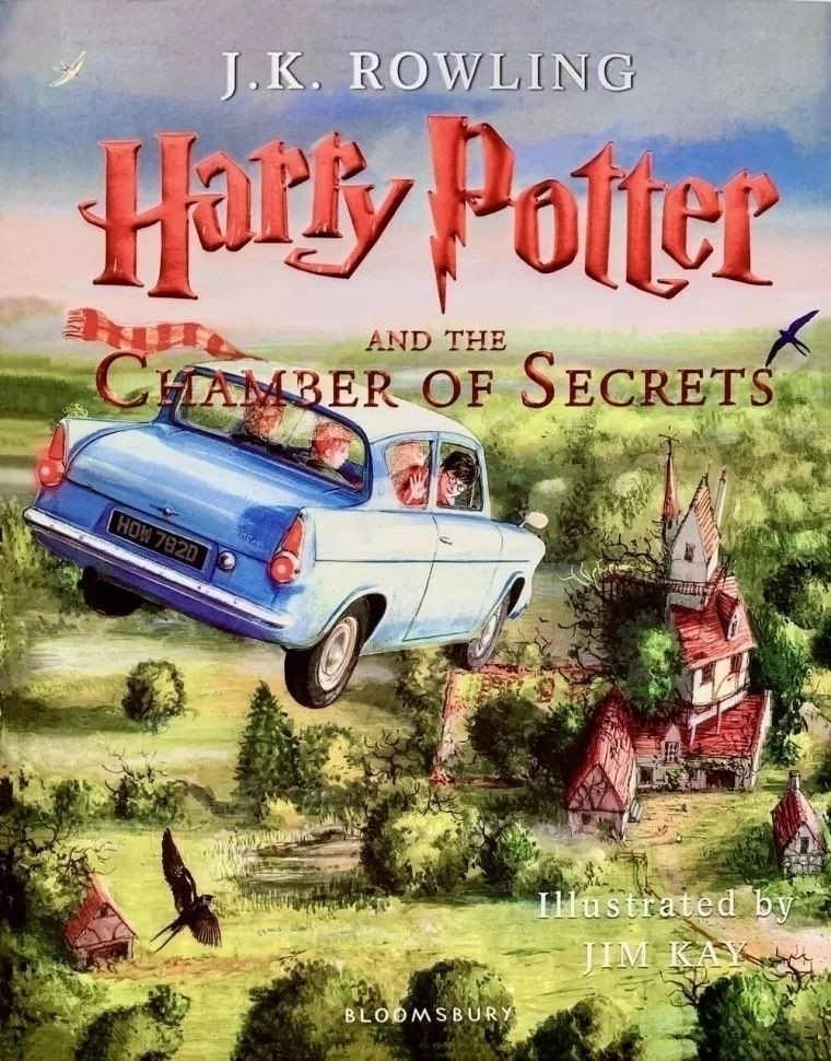 J.K. Rowling. Harry Potter ( Illustrated Edition 1 To 4 ).  КОМПЛЕКТ иллюстрированных изданий. Гарри Поттер 1-4 книги.