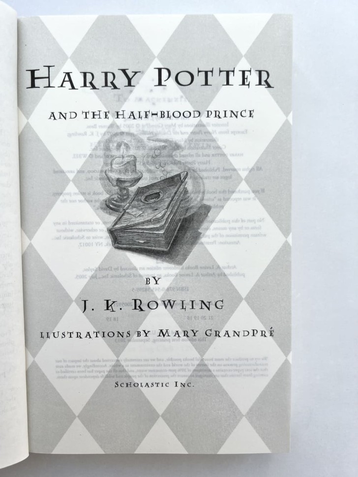 Harry Potter and the Half-Blood Prince.  Гарри Поттер и Принц-полукровка
