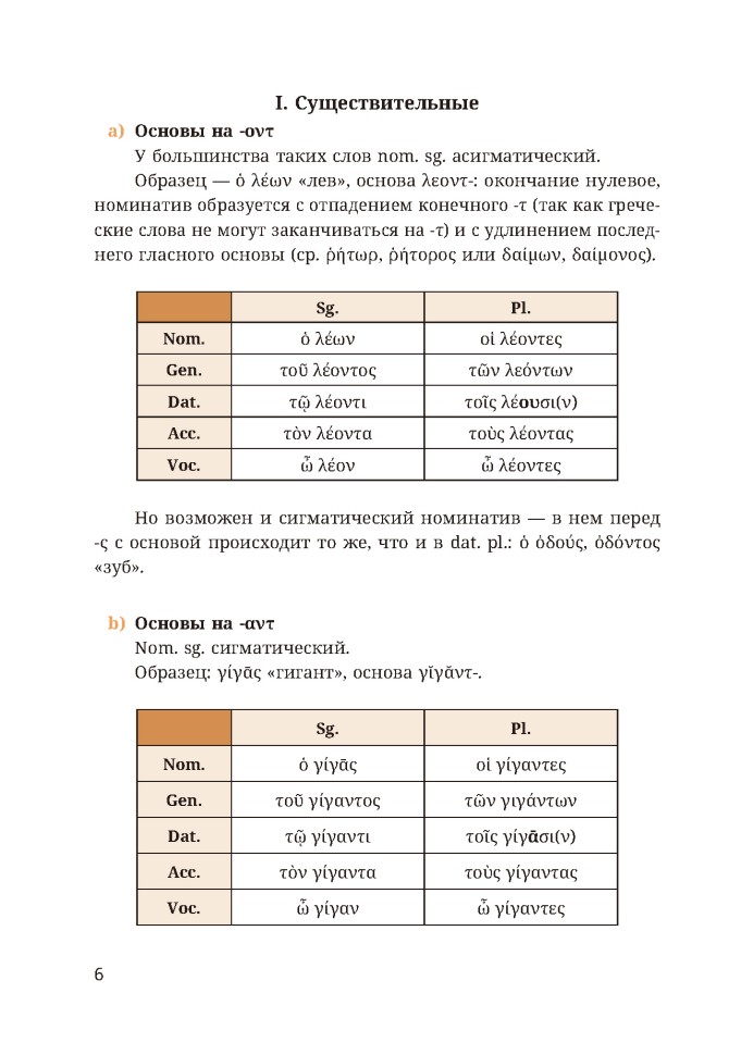 Учебное пособие. Древнегреческий язык. 8 класс
