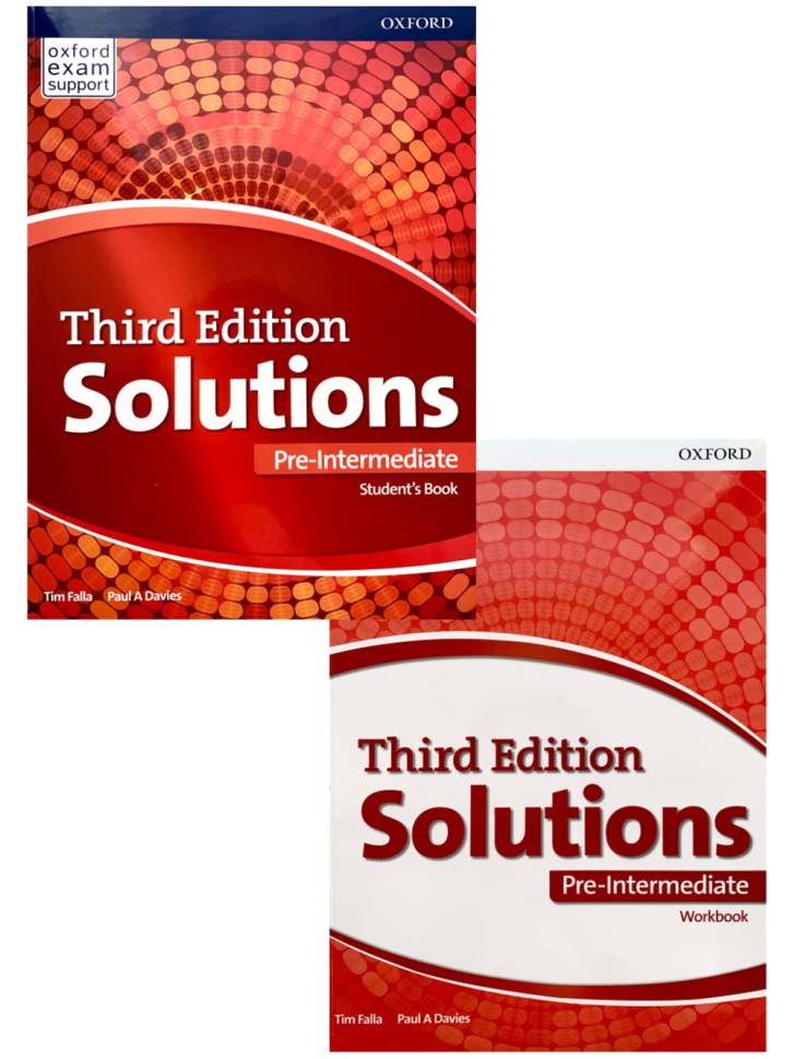 Solutions Pre-Inter (3rd)S.B/W.B+DVD