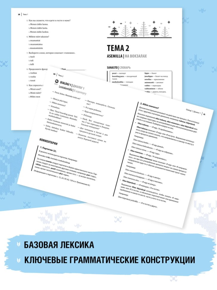 Финский язык. Разговорный экспресс-курс. Диалоги. Грамматика