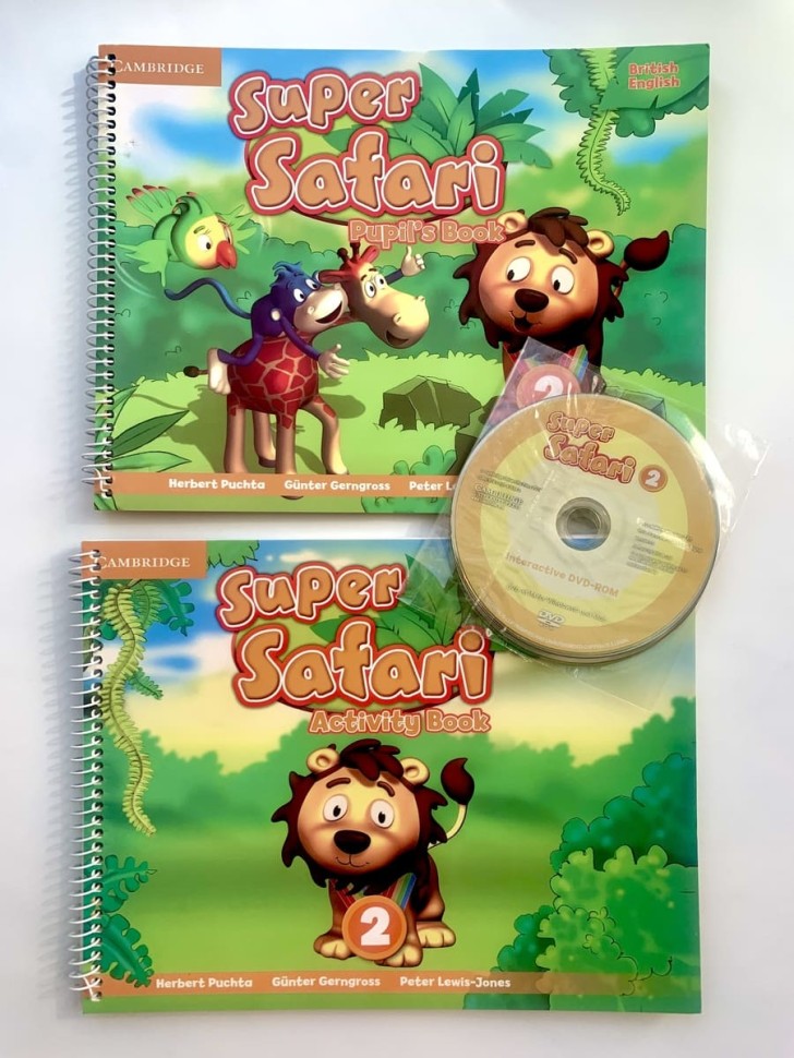 Super Safari 2 (British) Pupil's+Activity Book+CD+DVD