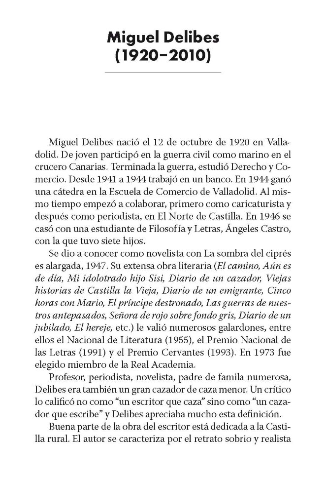 Делибес М. Дорога | Адаптированные книги на испанском языке