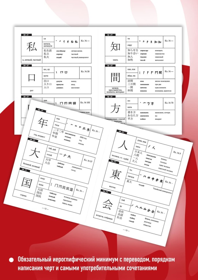 1000 базовых иероглифов