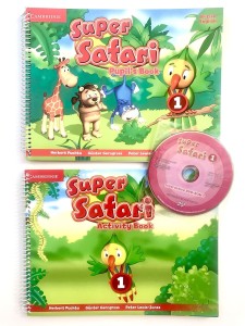 Super Safari 1 (British) Pupil's+Activity Book+CD+DVD