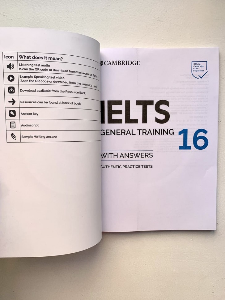 IELTS Cambridge 16 (General) + CD