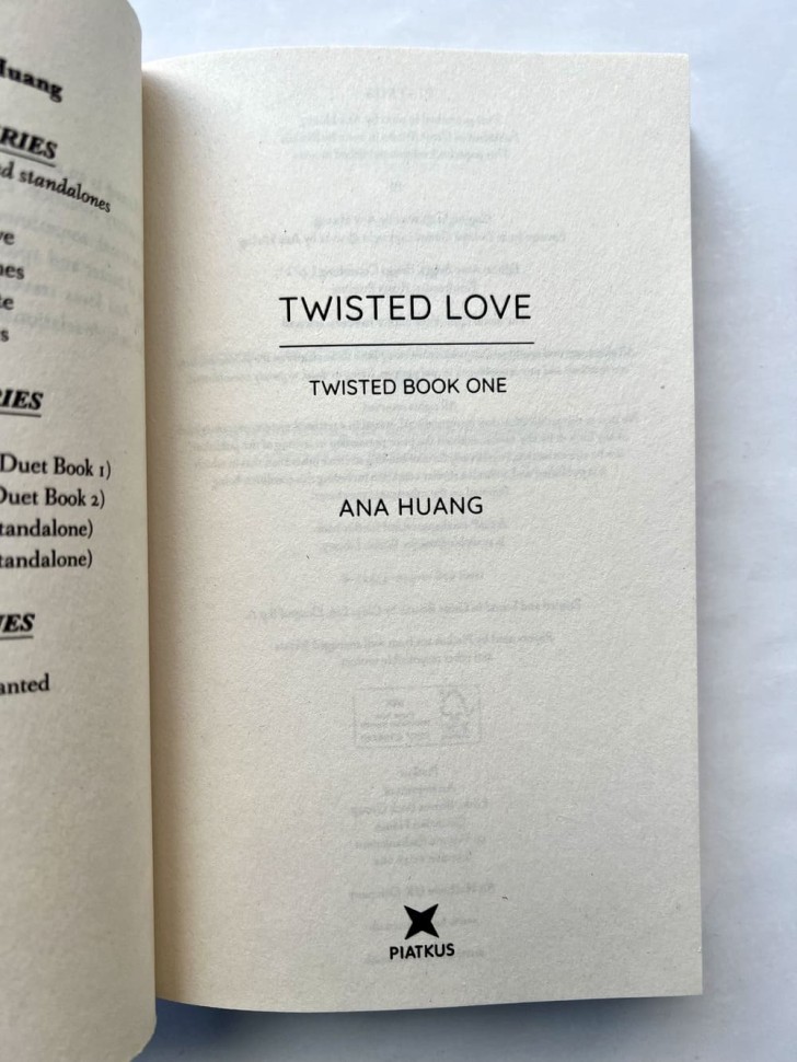 Twisted love. Разрушительная любовь