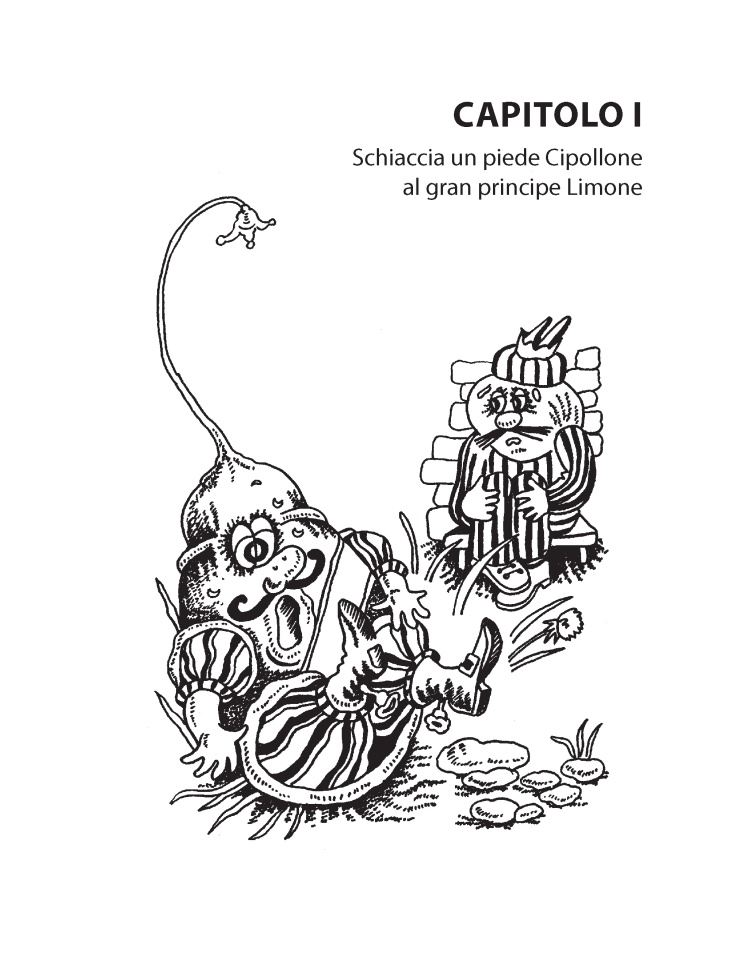 Приключения Чиполлино.  Le avventure di Cipollino | Книги на итальянском языке