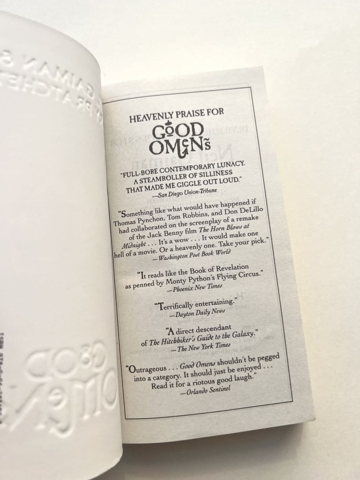 Good Omens. Благие знамения